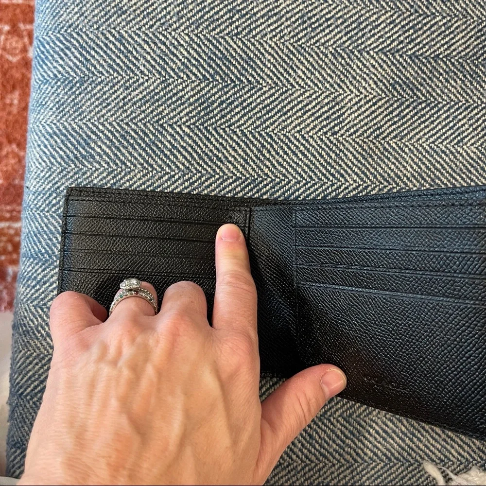COPY - Coach Like New Bifold Wallet, Black